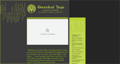 Desktop Screenshot of greenleafyogastudio.com